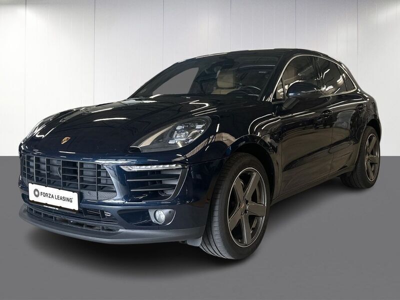 Blau Gebraucht 2017 Porsche Macan S SUV | 23.681 € (Superpreis) - Bild 1/4