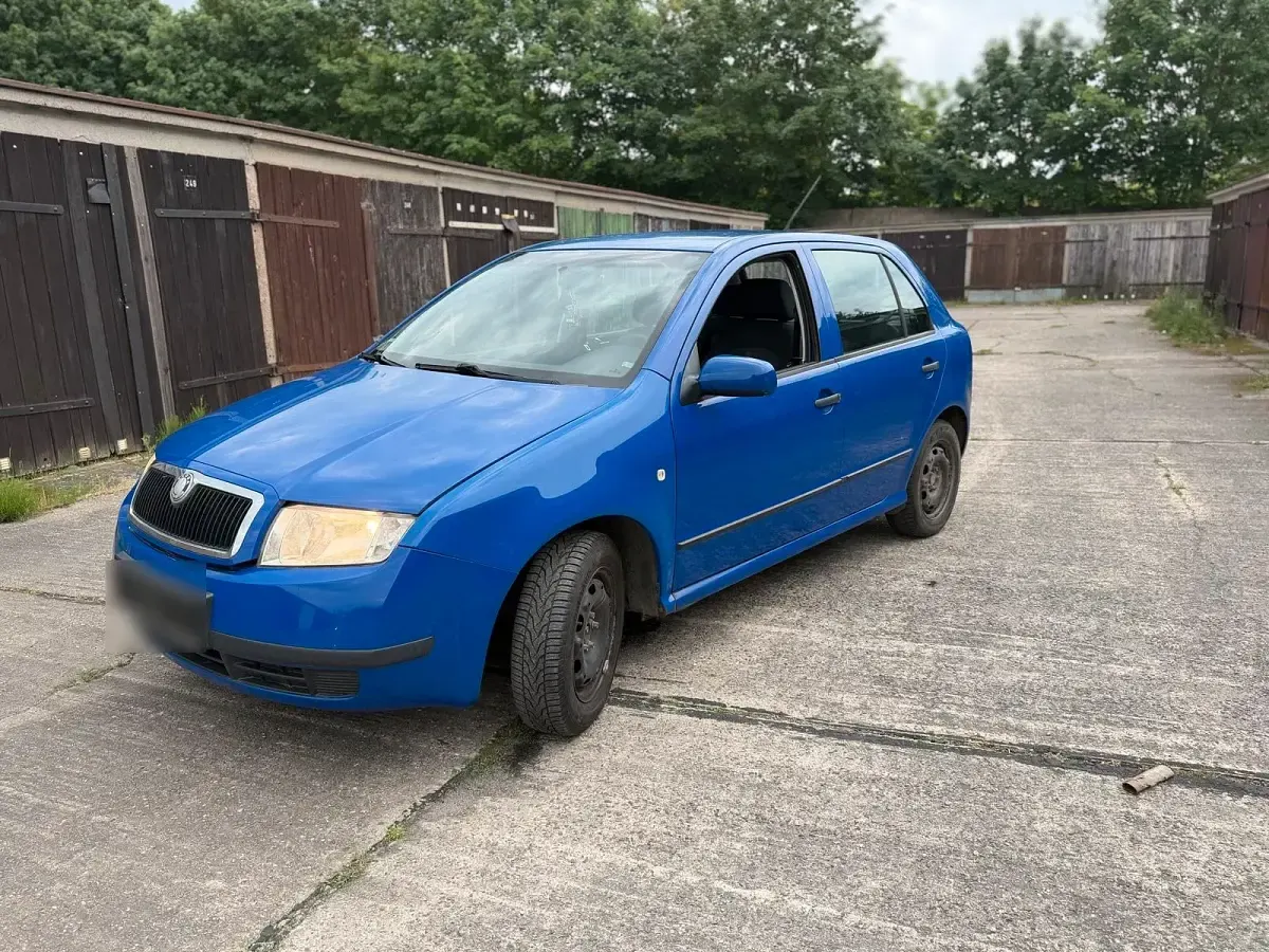 Gebraucht Skoda Fabia 2004 Blau Kleinwagen
