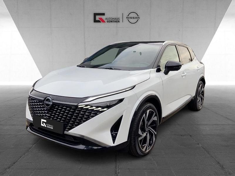 White/black Neu 2025 Nissan Qashqai Tekna+ SUV | 39.270 € (Teuer) - Bild 1/4
