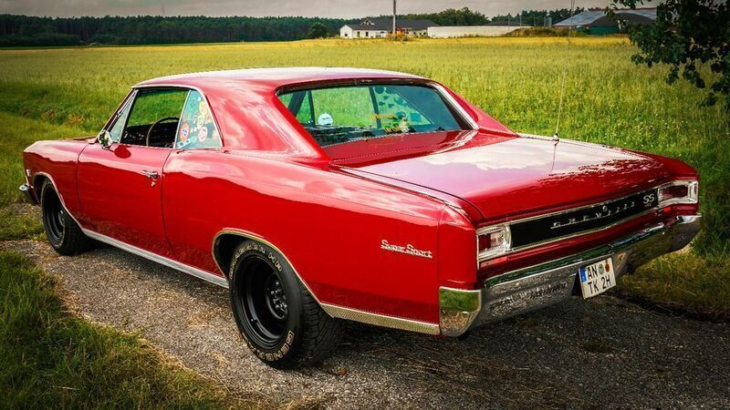 Rot Gebraucht 1966 Chevrolet Chevelle Coupé | 54.900 € - Bild 1/4