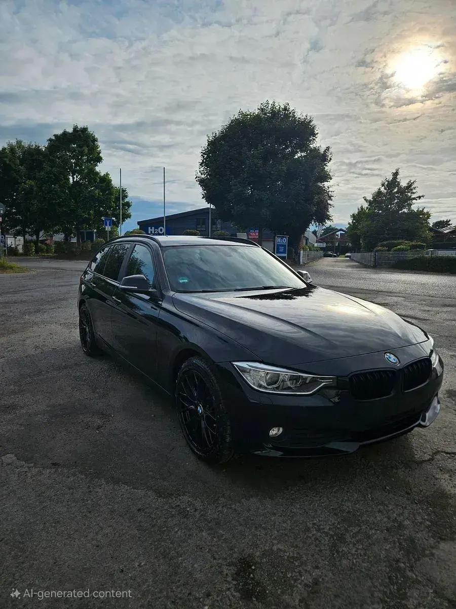 Używany BMW 320 186 KM (136 kW) 2014 Czarny Sedan/Limuzyna
