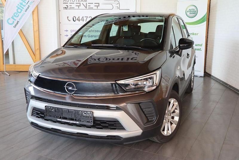Grau Gebraucht 2021 Opel Crossland Elegance SUV | 9.990 € - Bild 1/4