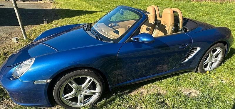 Second-hand Porsche Boxster 245 CP (180 kW) 2008 Albastru Cabrio
