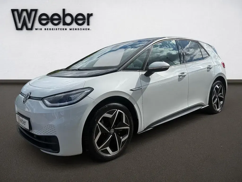 Gebraucht VW ID.3 Pro 150 kW (204 PS) 2020 Gletscherweiß (metallic) Kleinwagen