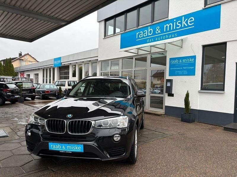 Schwarz Gebraucht 2017 BMW X3 Advantage SUV | 15.490 € (Superpreis) - Bild 1/4