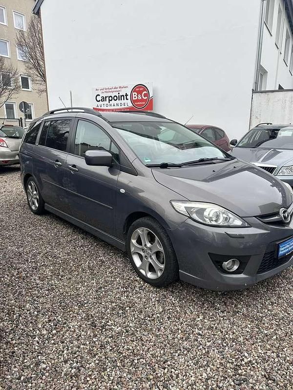 Mephistograu metallic Gebraucht 2009 Mazda 5 Active Plus Van / Kleinbus | 4.499 € (Fairer Preis) - Bild 1/4