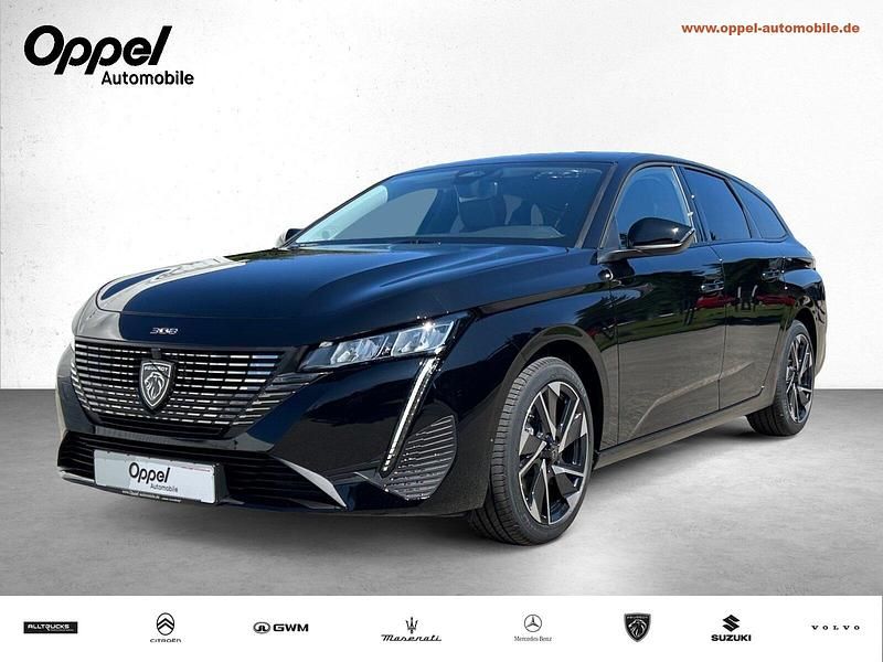 Lackierung schwarz perla nera/typ aussenverkleidung metalliclackierung Neu 2025 Peugeot 308 Allure Kombi | 35.899 € (Teuer) - Bild 1/3