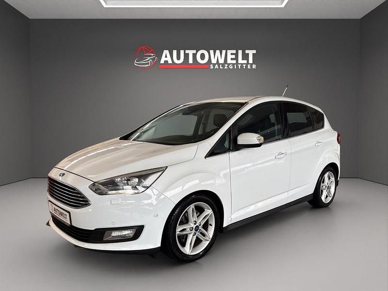 Gebraucht Ford C-MAX Titanium 170 PS (125 kW) 2016 Weiß Van / Kleinbus