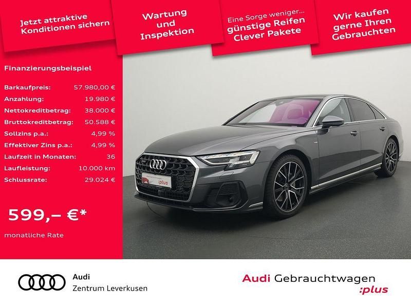 Daytonagrau perleffekt Gebraucht 2022 Audi A8 Ambiente Limousine | 57.980 € (Fairer Preis) - Bild 1/4
