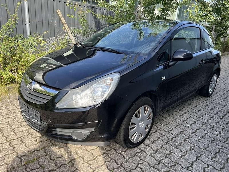 Schwarz Gebraucht 2008 Opel Corsa Limousine | 1.980 € (Guter Preis) - Bild 1/4