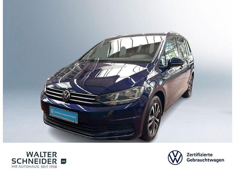 Atlantik blue metallic Gebraucht 2020 VW Touran United Van / Kleinbus | 25.950 € (Fairer Preis) - Bild 1/4