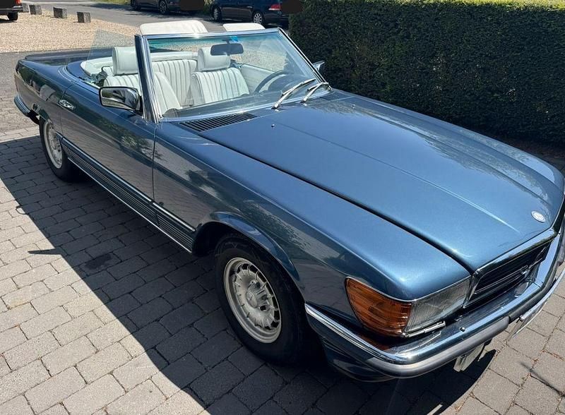 Gebraucht Mercedes SL500 241 PS (177 kW) 1983 Blau Cabrio