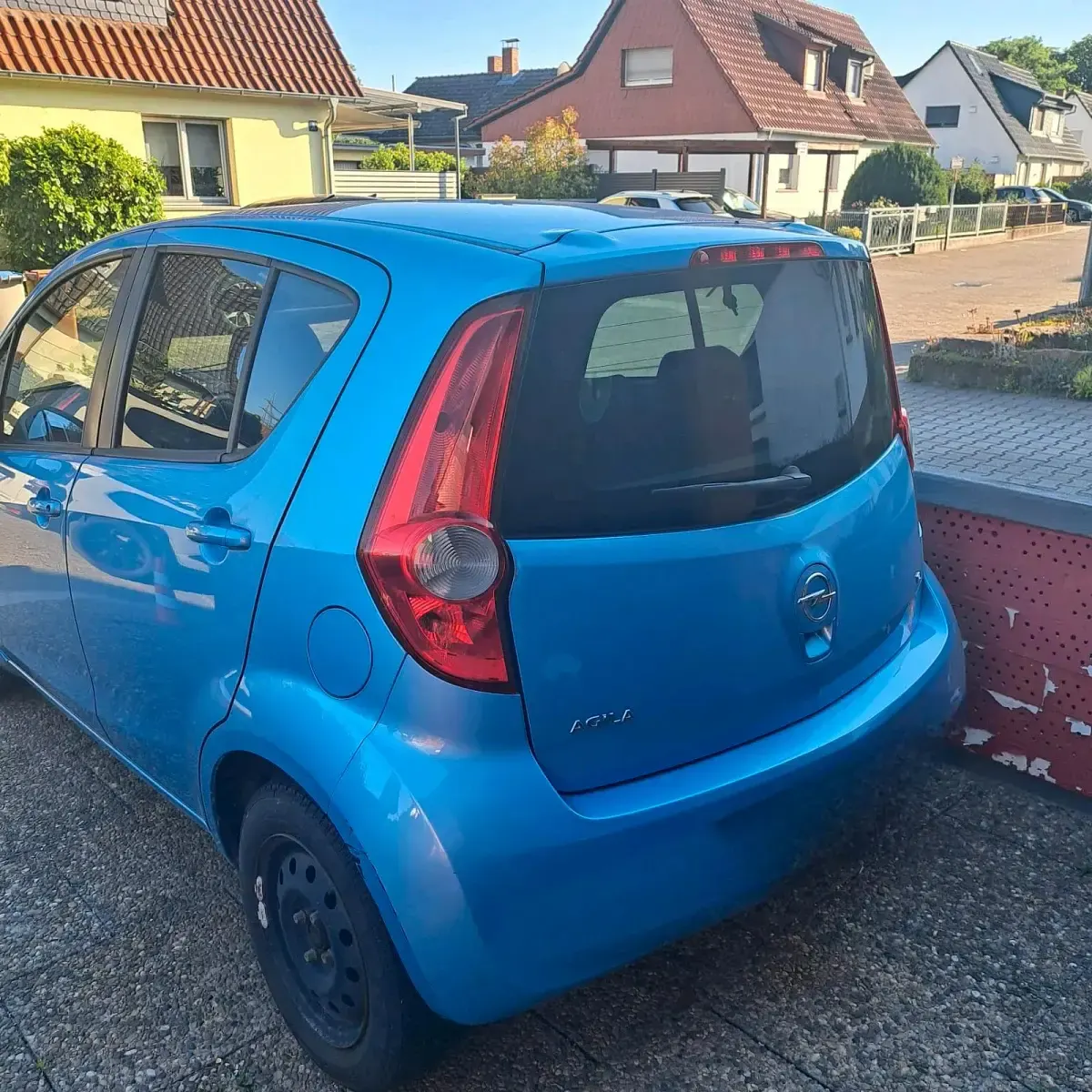 Gebraucht Opel Agila Edition 86 PS (63 kW) 2008 Blau Kleinwagen