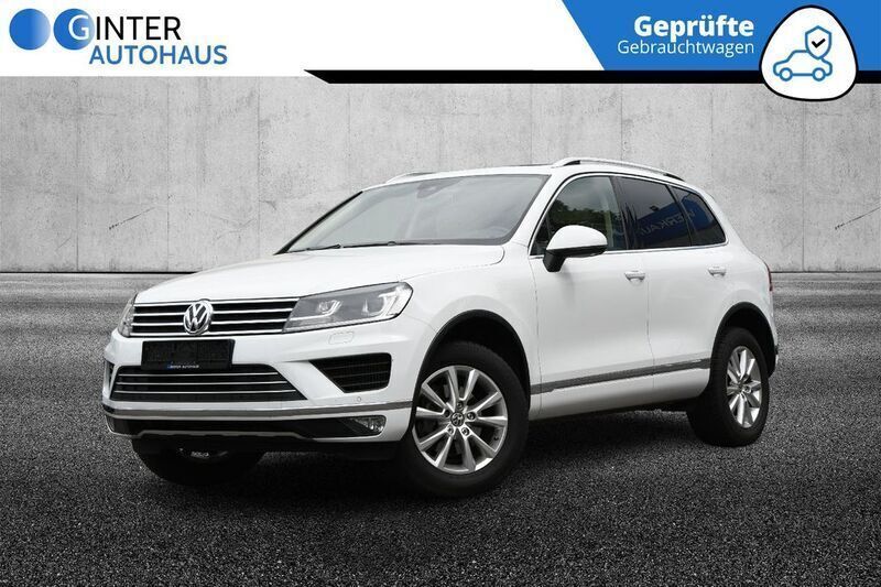 Weiß Gebraucht 2015 VW Touareg Terrain Tech SUV | 31.490 € (Fairer Preis) - Bild 1/4