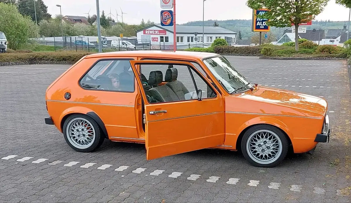 Gebraucht VW Golf I 54 PS (39 kW) 1982 Orange Kleinwagen