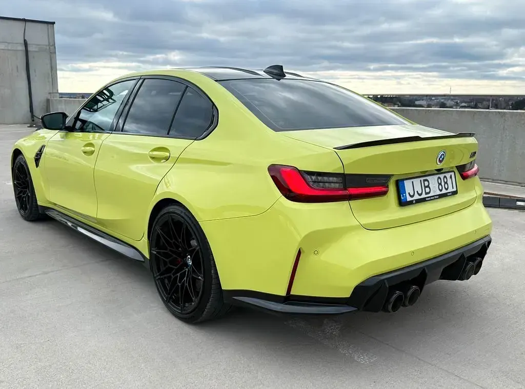 Brugt BMW M3 Performance 510 HK (375 kW) 2022 Gul Sedan