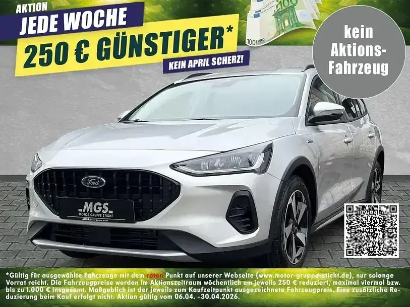 Ny Ford Focus Active 2026 Sølv