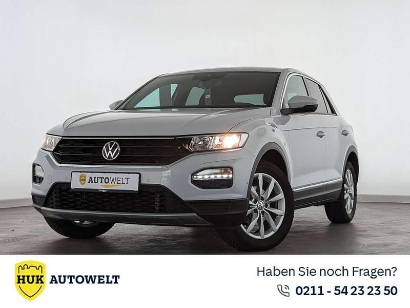 White silver Gebraucht 2021 VW T-Roc Sportline SUV | 21.560 € (Guter Preis) - Bild 1/3