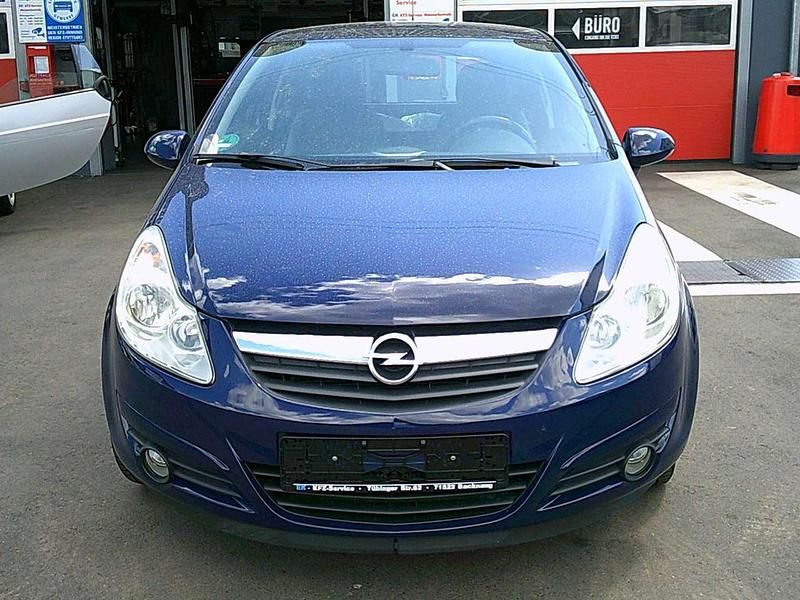 Royalblau h: u2/f:atlantikblau Gebraucht 2008 Opel Corsa Catch Me Kleinwagen | 1.790 € (Fairer Preis) - Bild 1/4