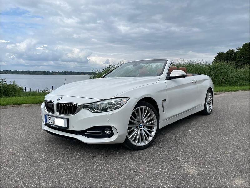 Weiß Gebraucht 2015 BMW 435 Luxury Line Cabrio | 21.500 € (Guter Preis) - Bild 1/4