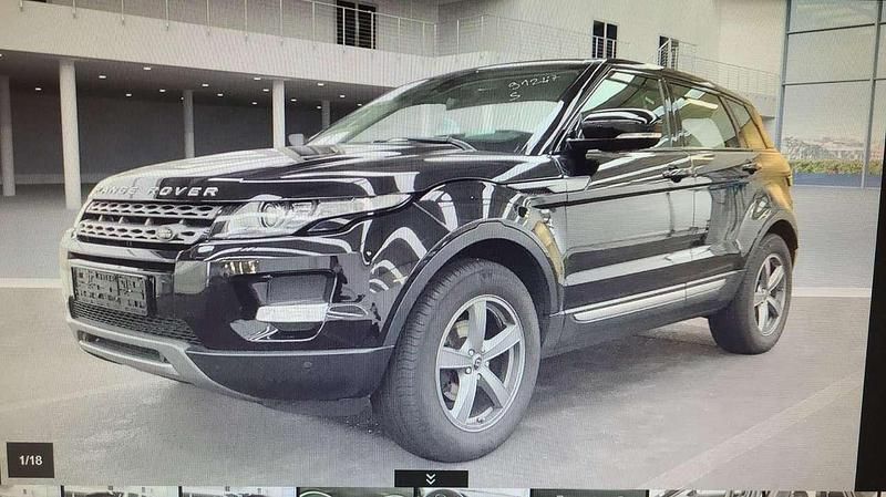 Schwarz Gebraucht 2013 Land Rover Range Rover evoque Prestige Coupé | 11.500 € (Superpreis) - Bild 1/4