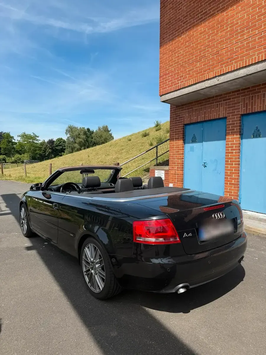 Gebraucht Audi A4 Cabriolet S-Line 140 PS (102 kW) 2008 Schwarz Cabrio