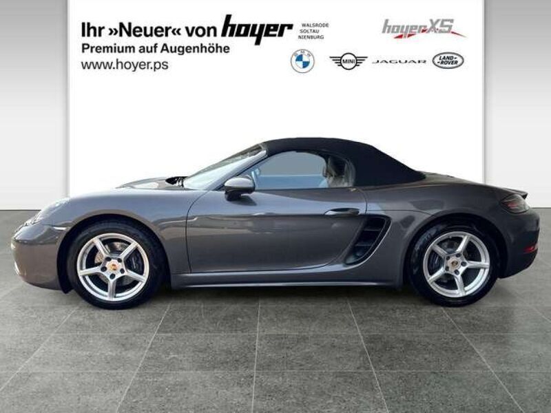 Gebraucht Porsche Boxster 299 PS (219 kW) 2017 Achatgrau metallic (metallic) Cabrio