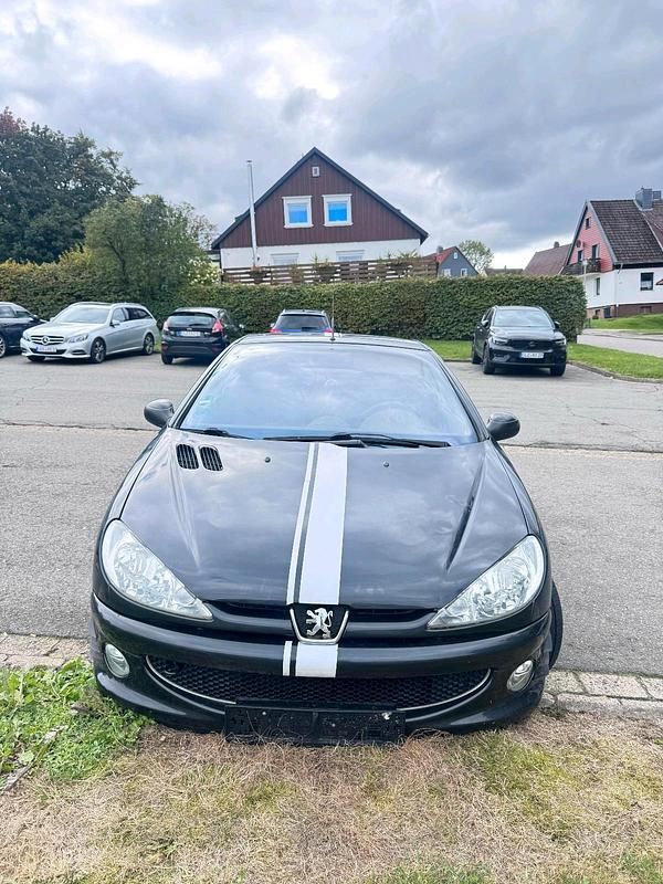 Schwarz Gebraucht 2006 Peugeot 206 CC Cabrio | 300 € (Superpreis) - Bild 1/4