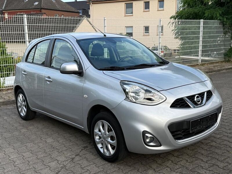 Silber Gebraucht 2014 Nissan Micra Acenta Kleinwagen | 5.500 € (Guter Preis) - Bild 1/4