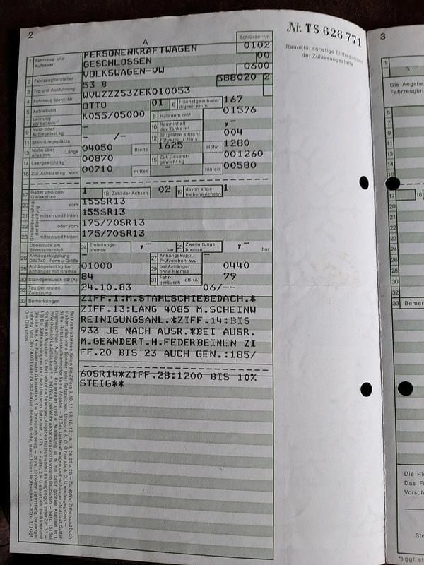 Gebraucht VW Scirocco GT 75 PS (55 kW) 1983 Grün Coupé