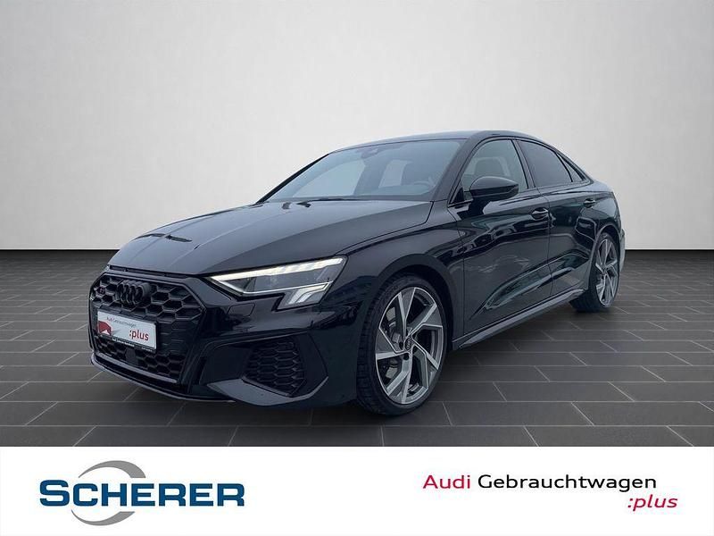 Mythosschwarz metallic Gebraucht 2023 Audi S3 Ambiente Limousine | 39.990 € (Fairer Preis) - Bild 1/4