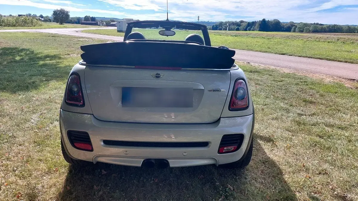 Gebraucht Mini John Cooper Works Cabriolet 245 PS (180 kW) 2012 Silber Cabrio