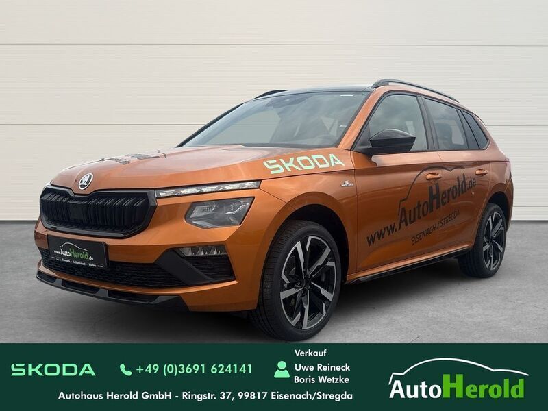 Orange Neu 2025 Skoda Kamiq Monte Carlo SUV | 34.950 € (Teuer) - Bild 1/4