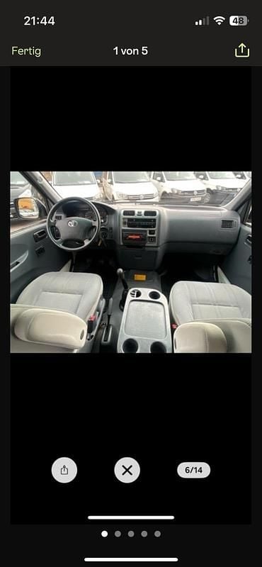 Gebraucht Toyota HiAce 117 PS (86 kW) 2008 Weiß Van / Kleinbus