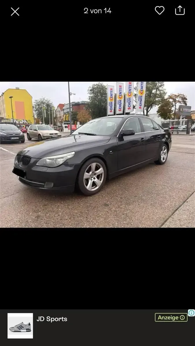 Brugt BMW 525 2008 Sort Sedan