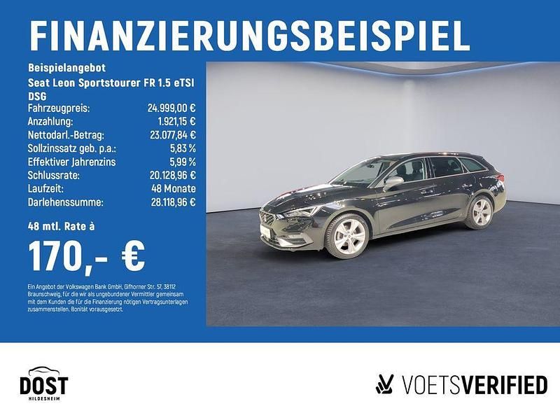 Gebraucht Seat Leon FR 150 PS (110 kW) 2024 Schwarz Limousine