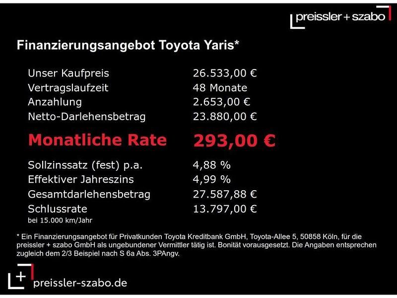 Weiß Neu 2025 Toyota Yaris Hybrid Limousine | 26.533 € (Fairer Preis) - Bild 1/1