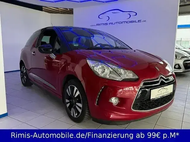 Gebraucht Citroën DS3 So Chic 82 PS (60 kW) 2013 Rot rubi+schwarz onyx Coupé