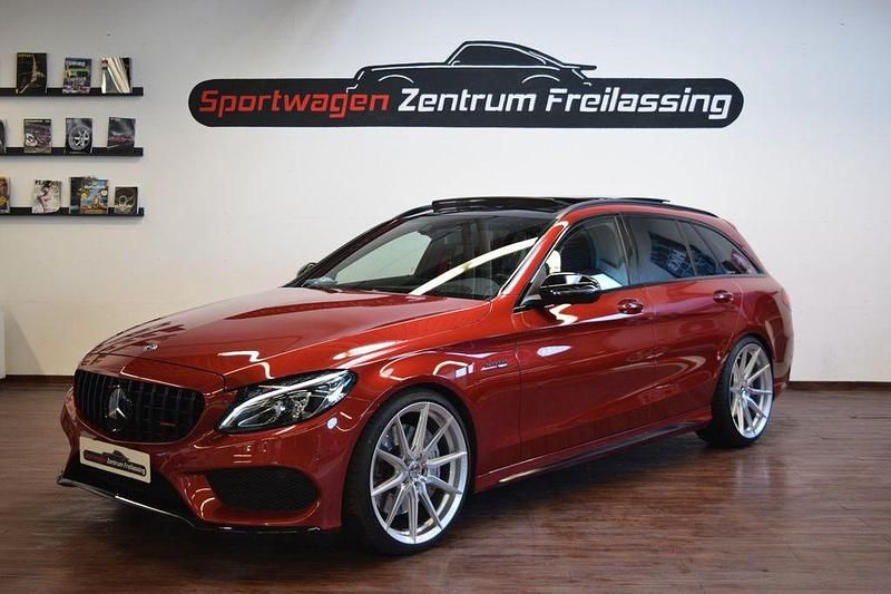 Rot Gebraucht 2017 Mercedes C43 AMG AMG Kombi | 44.990 € - Bild 1/4