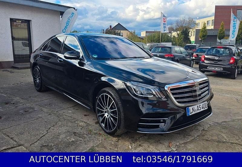 Schwarz Gebraucht 2020 Mercedes S400 AMG line Limousine | 65.950 € (Fairer Preis) - Bild 1/4