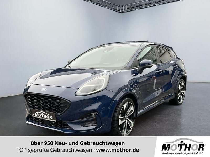 Blazerblau Gebraucht 2020 Ford Puma ST-Line SUV | 16.773 € (Superpreis) - Bild 1/4
