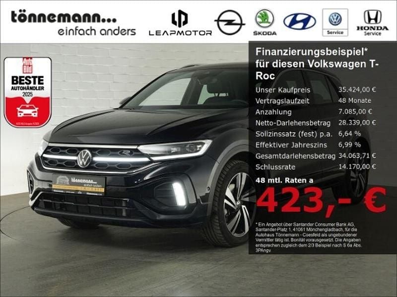 Gebraucht VW T-Roc R-line 150 PS (110 kW) 2025 Schwarz SUV
