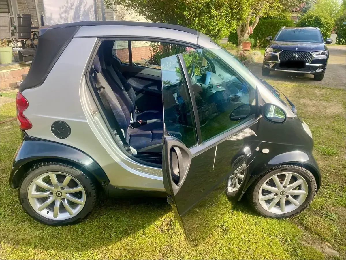 Gebraucht Smart ForTwo Cabrio 61 PS (44 kW) 2002 Schwarz Cabrio