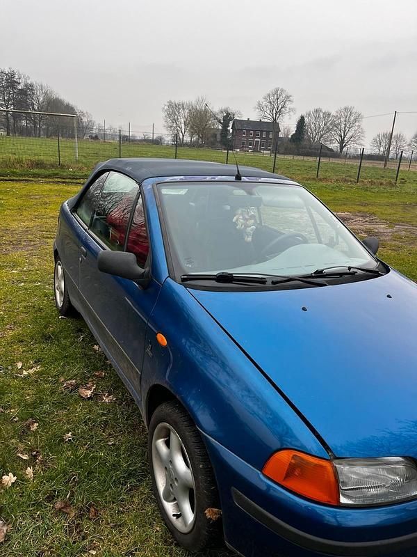 Blau Gebraucht 1996 Fiat Punto Cabriolet Cabrio | 500 € - Bild 1/4