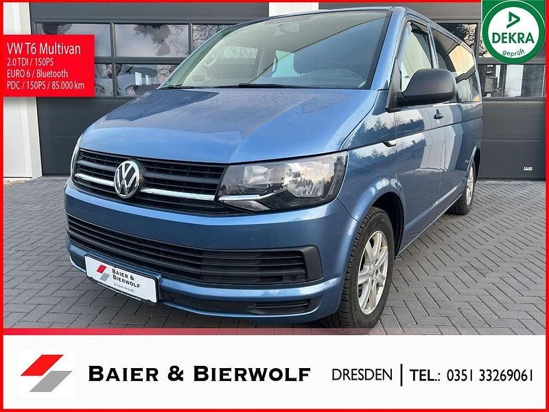 Blau Gebraucht 2016 VW Multivan Generation Six Van | 33.990 € (Fairer Preis) - Bild 1/4