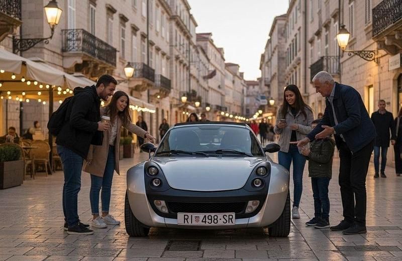 Gold Gebraucht 2003 Smart Roadster Cabrio | 7.000 € (Teuer) - Bild 1/4