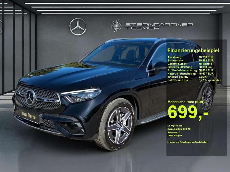 Schwarz Gebraucht 2024 Mercedes GLC400d AMG SUV | 63.850 € (Fairer Preis) - Bild 1/3