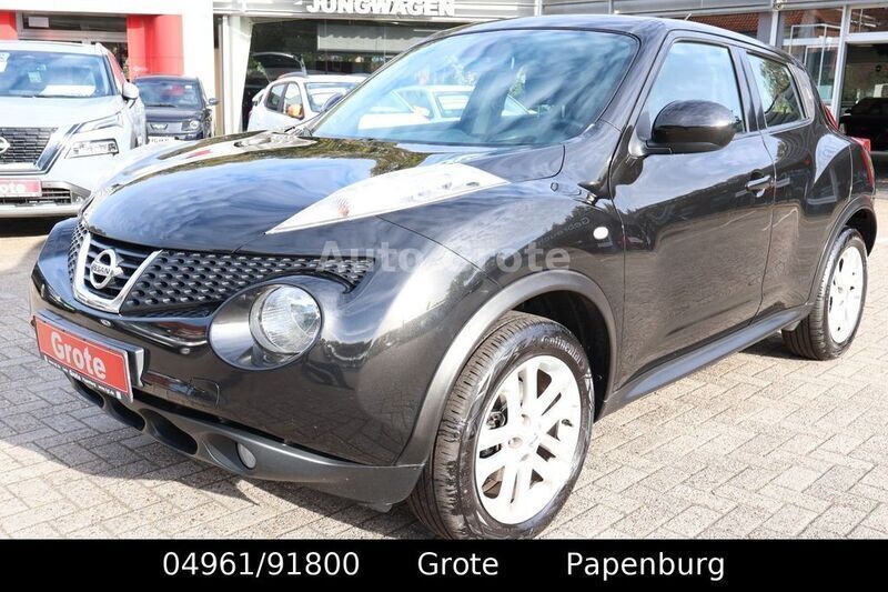 Schwarz Gebraucht 2014 Nissan Juke Acenta SUV | 7.990 € (Etwas zu teuer) - Bild 1/4