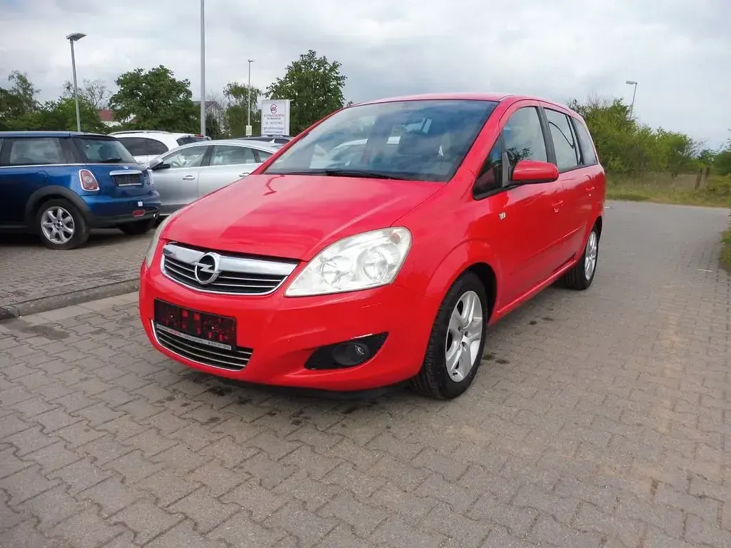 Gebraucht Opel Zafira Edition 116 PS (85 kW) 2009 Rot Van / Kleinbus