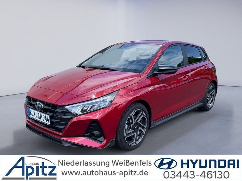 Rot / dragon red Gebraucht 2025 Hyundai i20 N Line Kleinwagen | 24.990 € (Teuer) - Bild 1/4